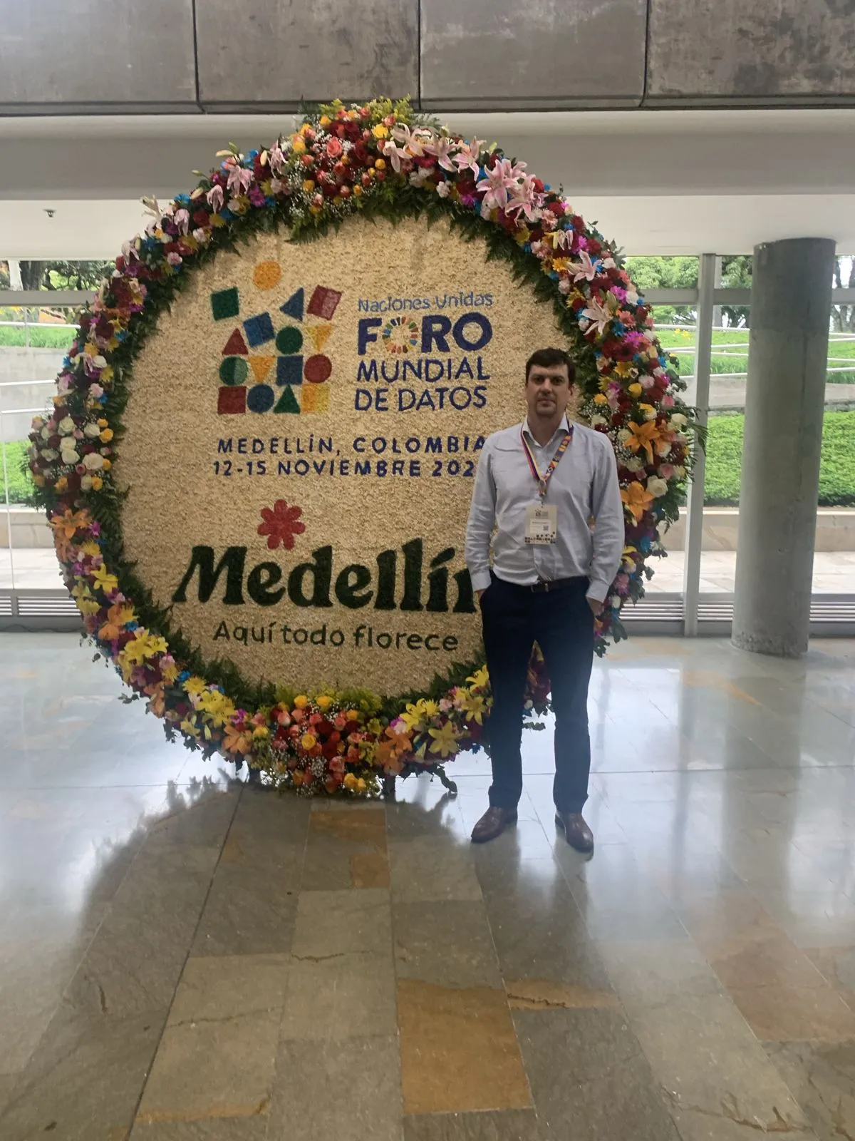 Representante de Instituto CPE en el Foro Mundial de Datos de Naciones Unidas en Medellín, Colombia